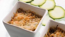 Crumble de courgettes parfumé