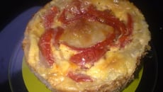 Tarte rougissante mozzarella, tomates cerises