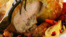 Poulet rôti au chèvre-boîte