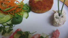 Crab cake version ramsay