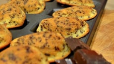 Madeleines au chocolat