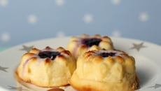 Mini-cheesecake à la gelée de mûres