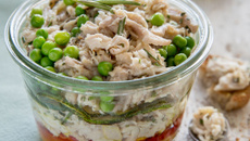 Rillettes de lapin et légumes d'été