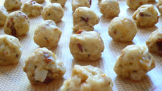 Cookies aux figues séchées, au fromage de chèvre et au thym
