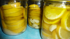 Citrons confits ail & huile d'olive