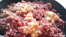 Quinoa à la façon du risotto (rouge)