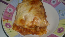 Lasagnes à la sauce bolognaise