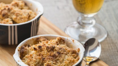 Crumble aux pommes doux et croquant