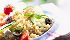 Salade d'été au cœur de blé