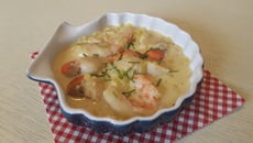 Matelote de St Jacques et gambas au thermomix
