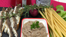 Rouget à la tapenade et ses pâtes fraîches