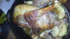 Pintade aux fruits d'automne