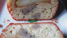 Cake au foie gras et pommes caramélisées