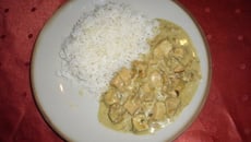 Saumon au lait de coco et curry