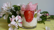 Riz au lait en verrine