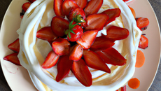 Pavlova fraise revisité