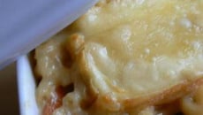 Gratin de pâtes au poulet et au fromage de Herve