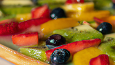 Tarte aux fruits exotiques