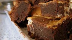 Brownie chocolat vanille