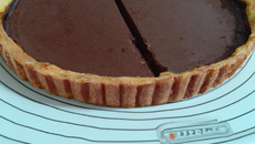 Tarte au chocolat minute