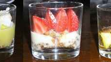 Trio de tartes en verrines