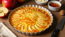 Tarte aux pommes et mascarpone