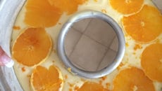 Gâteau à l'orange et aux petits-suisses