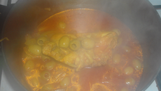 Tajines au poulet et aux olives