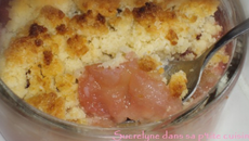 Crumble aux pommes un peu canadien