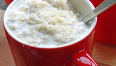 Risotto au lait de coco avec un zeste d'acidité