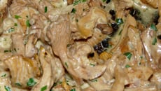 Girolles à la crème
