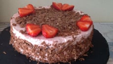 Entremet aux fruits rouges