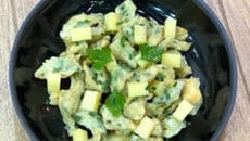 Spaetzle aux fines herbes et au comté