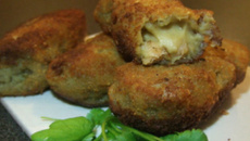 Croquettes de crevettes, boules de crevettes