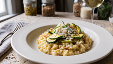 Risotto de courgettes rapide