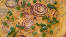Frittata de PDT à l'oignon