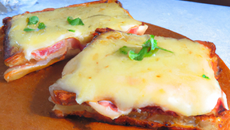 Croque monsieur léger