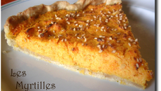 Tarte aux carottes et gingembre