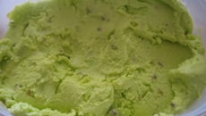 Glace à la pistache classique