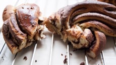 Brioche tressée au chocolat