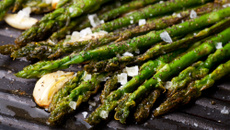 Asperges vertes à la poêle