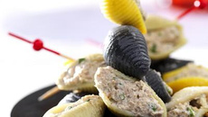Conchiglioni farcis à la Tapena® Champignons grillés