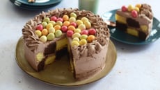 Gâteau damier vanille chocolat