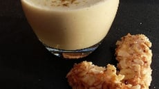 Crème de chou-fleur et langoustines snackées aux noisettes