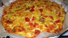 Quiche aux légumes d'été et brebis