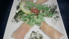 Sushi de saumon fumé