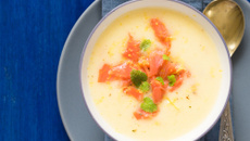 Velouté au saumon fumé