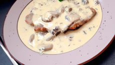 Escalope de veau à la crème