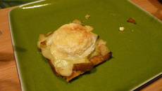 Toast au fromage, jambon