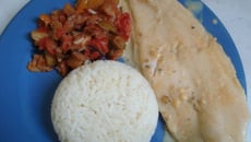 Pangas à la crème de curry